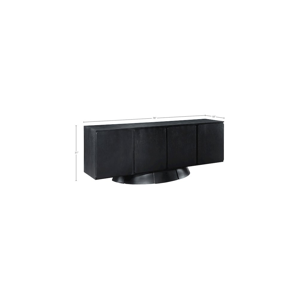 Bellona Black Sideboard/Buffet