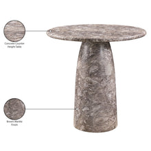 Cosenza Brown Concrete Indoor/Outdoor Counter Height Table
