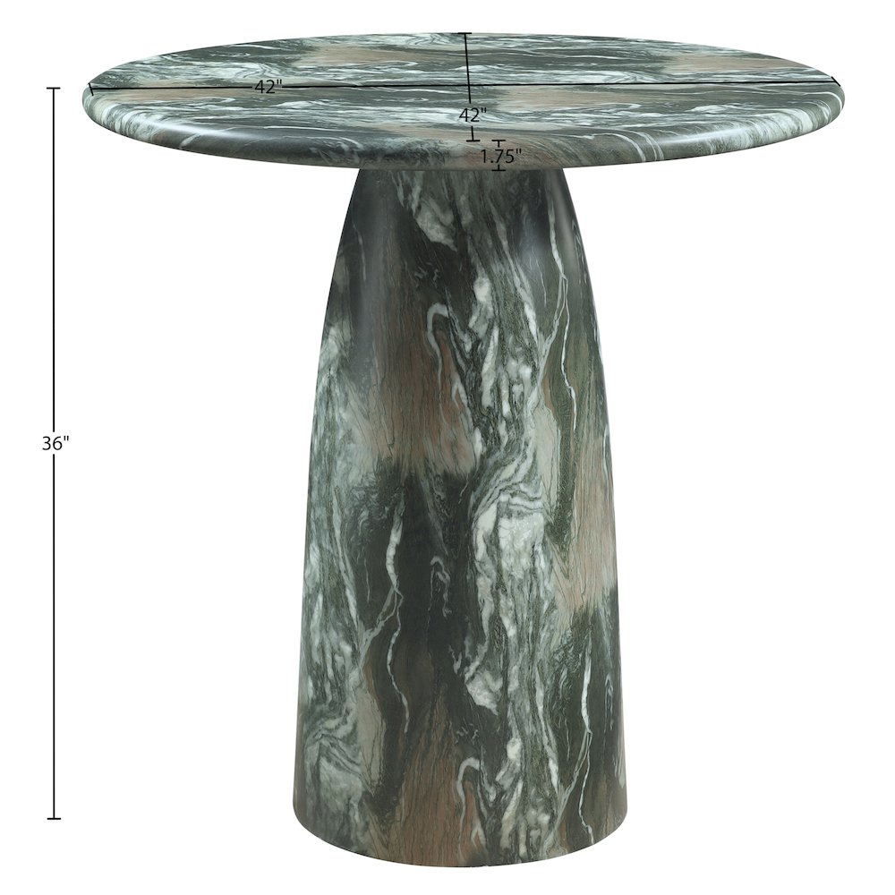 Cosenza Green Concrete Indoor/Outdoor Counter Height Table