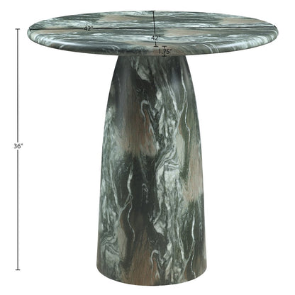 Cosenza Green Concrete Indoor/Outdoor Counter Height Table