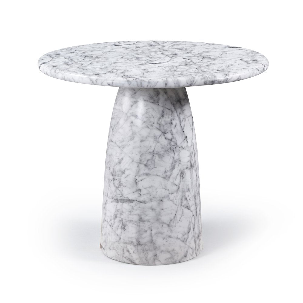 Cosenza White Concrete Indoor/Outdoor Counter Height Table