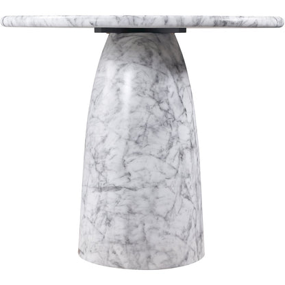 Cosenza White Concrete Indoor/Outdoor Counter Height Table
