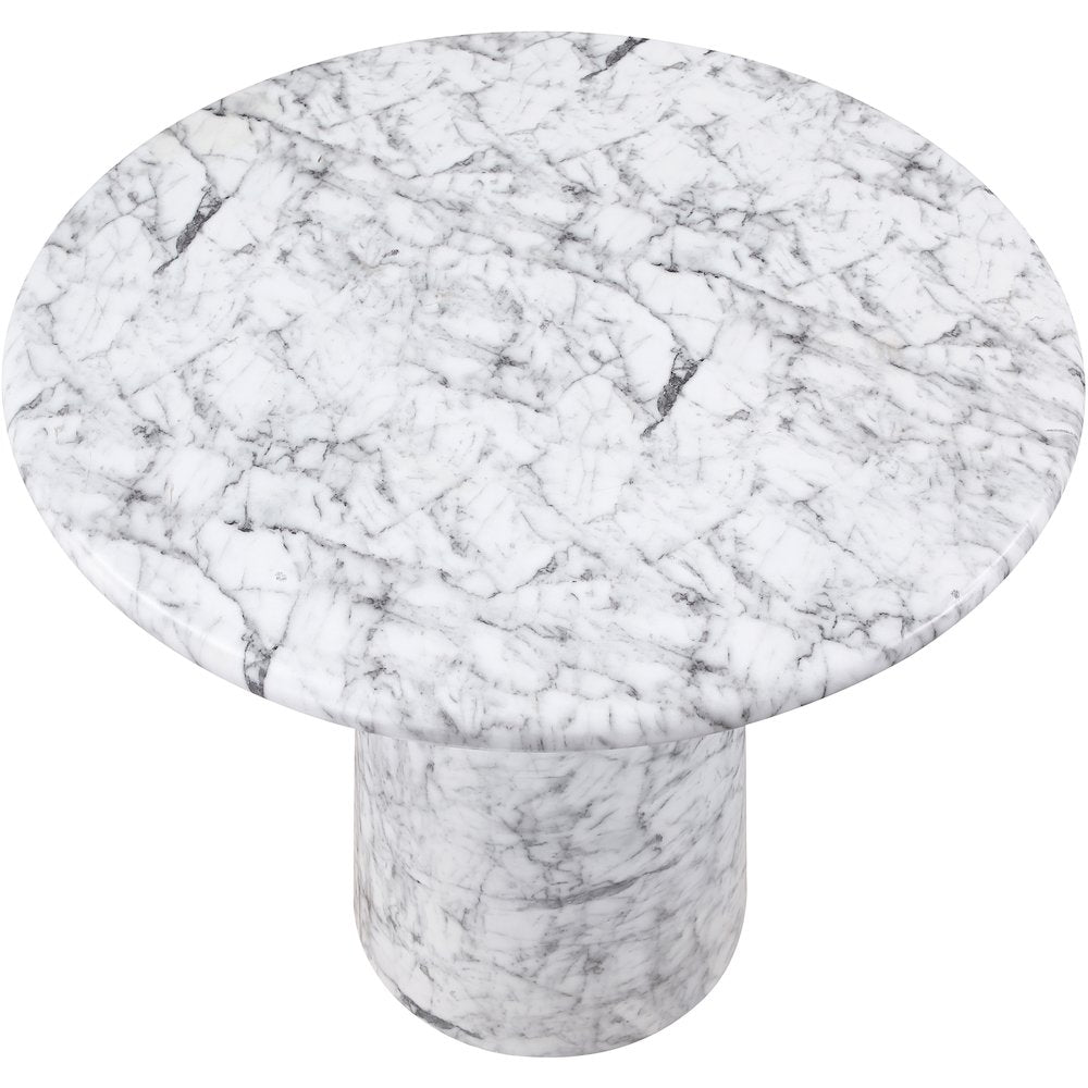 Cosenza White Concrete Indoor/Outdoor Counter Height Table