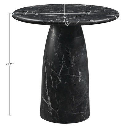 Cosenza Black Concrete Indoor/Outdoor Bar Table