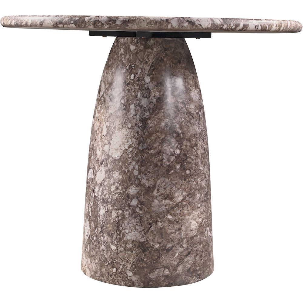 Cosenza Brown Concrete Indoor/Outdoor Bar Table