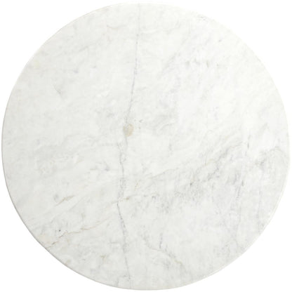 Liona White Marble And Mango Wood Coffee Table