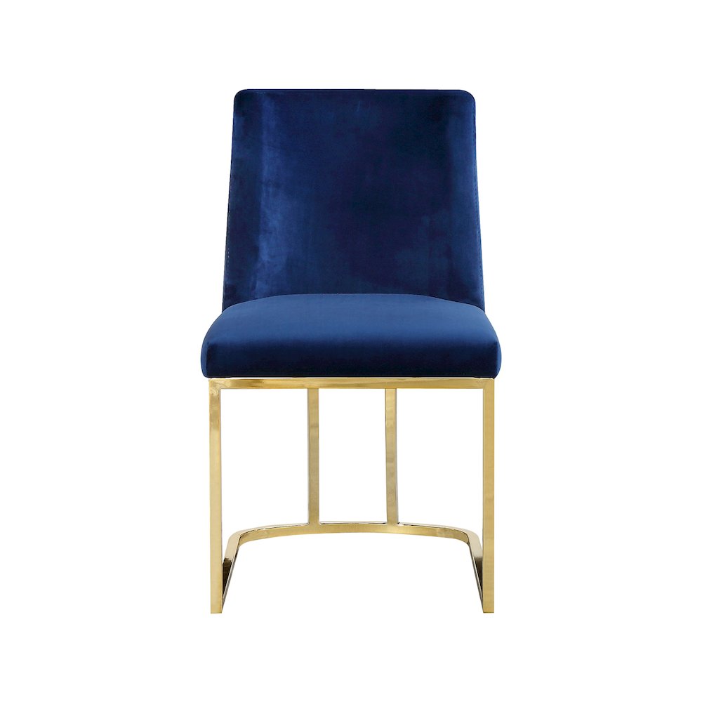 Heidi Navy Velvet Dining Chair, Set of 2