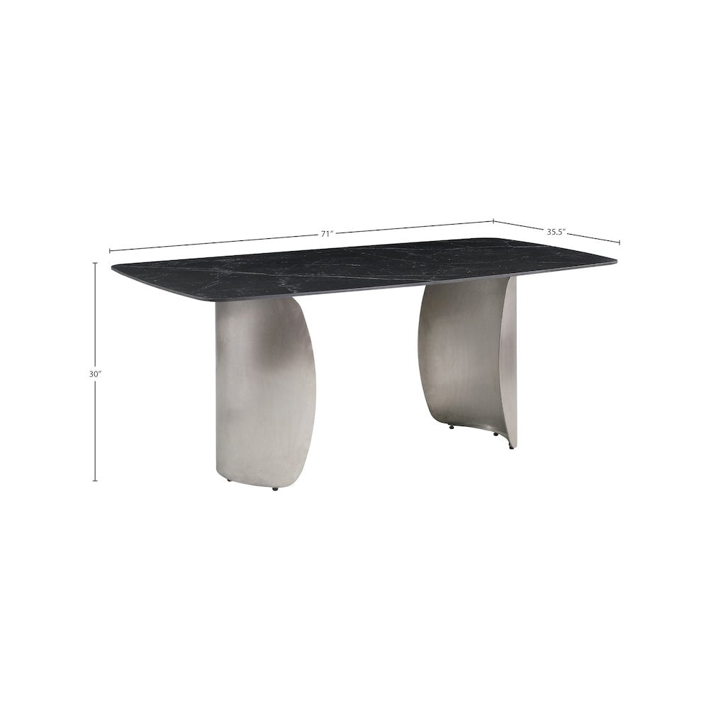 Niya Black Dining Table