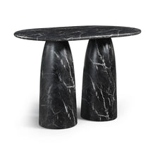 Cosenza Black Concrete Indoor/Outdoor Counter Height Table (3 Boxes)