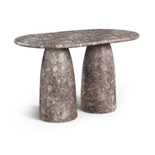 Cosenza Brown Concrete Indoor/Outdoor Counter Height Table (3 Boxes)