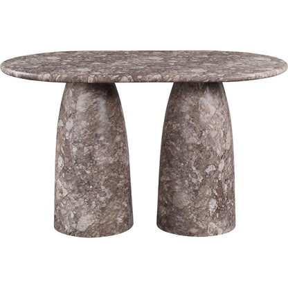 Cosenza Brown Concrete Indoor/Outdoor Counter Height Table (3 Boxes)