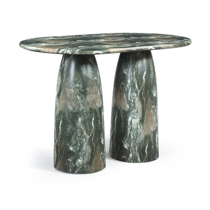 Cosenza Green Concrete Indoor/Outdoor Counter Height Table (3 Boxes)