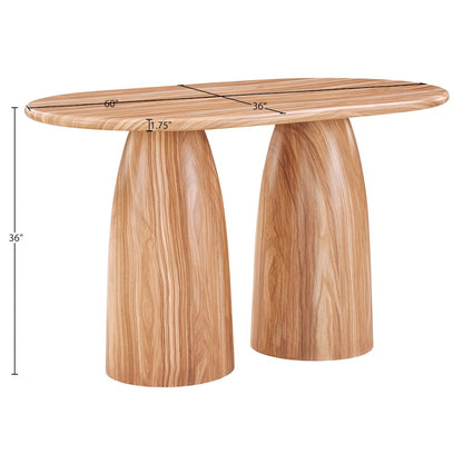 Cosenza Natural Concrete Indoor/Outdoor Counter Height Table (3 Boxes)
