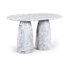 Cosenza White Concrete Indoor/Outdoor Counter Height Table (3 Boxes)