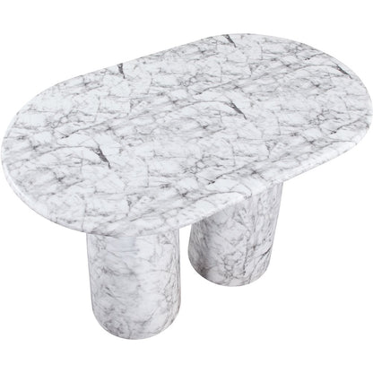 Cosenza White Concrete Indoor/Outdoor Bar Table (3 Boxes)