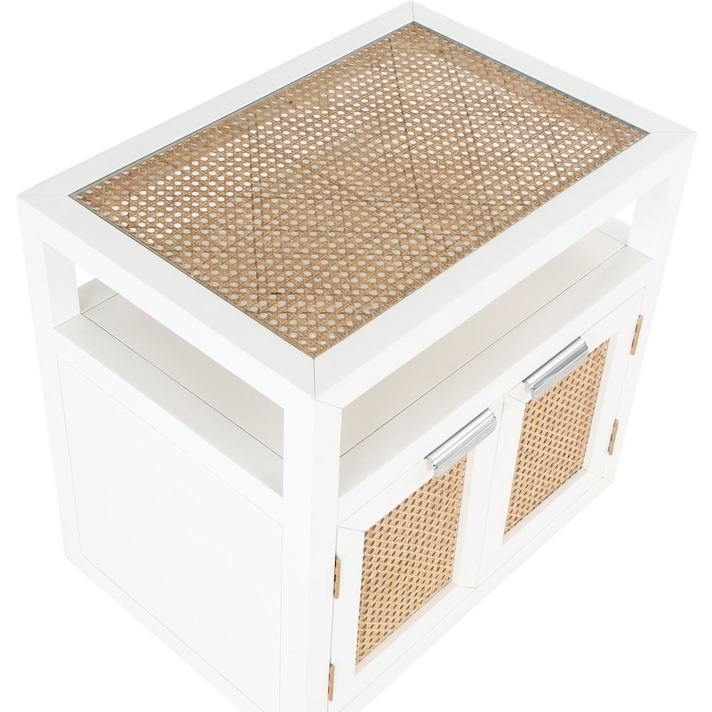 Cole White Night Stand