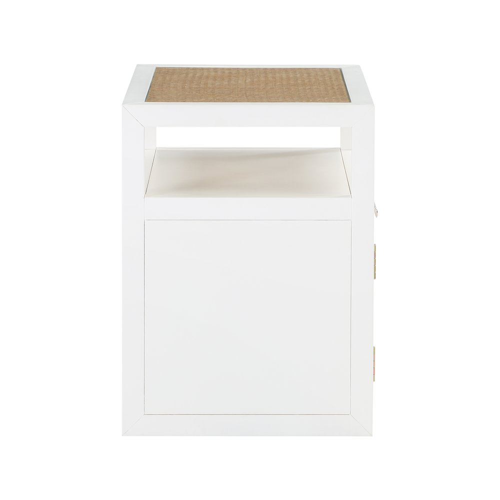 Cole White Night Stand