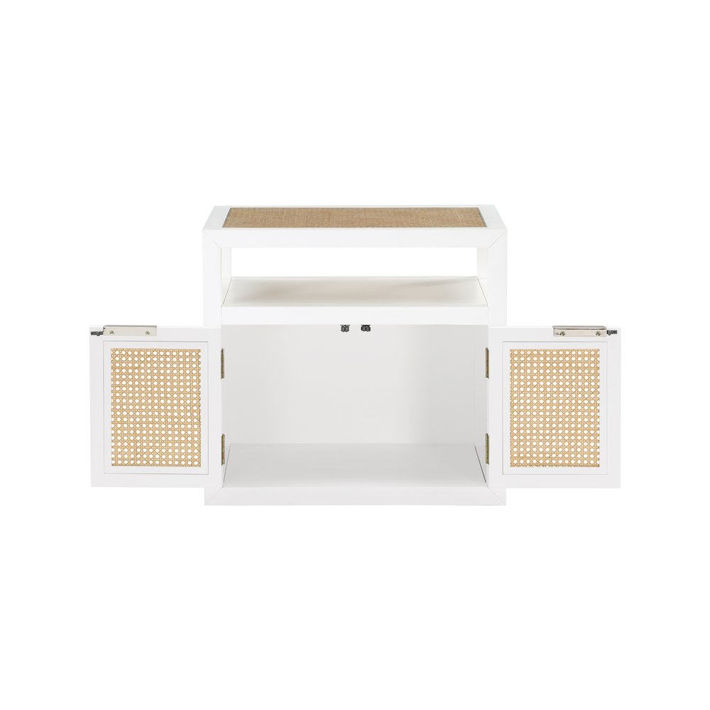 Cole White Night Stand