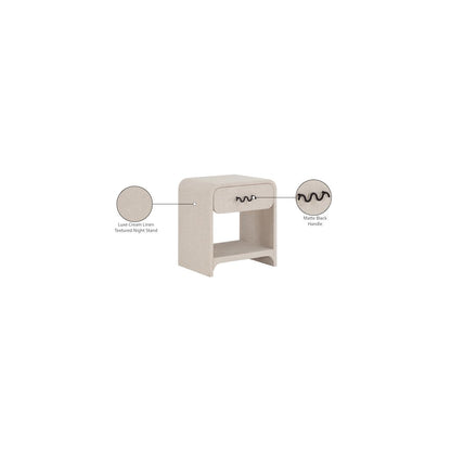 Medley Cream Night Stand / Side Table