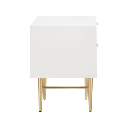 Modernist White Gloss Night Stand