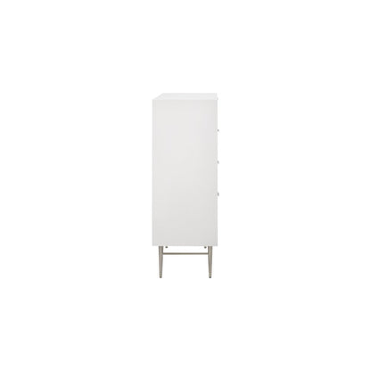 Modernist White Gloss Chest