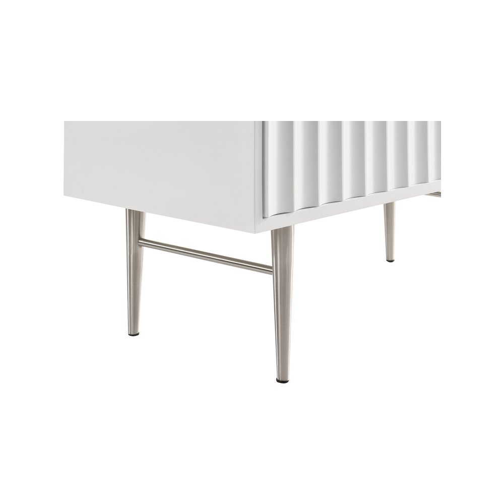 Modernist White Gloss Chest
