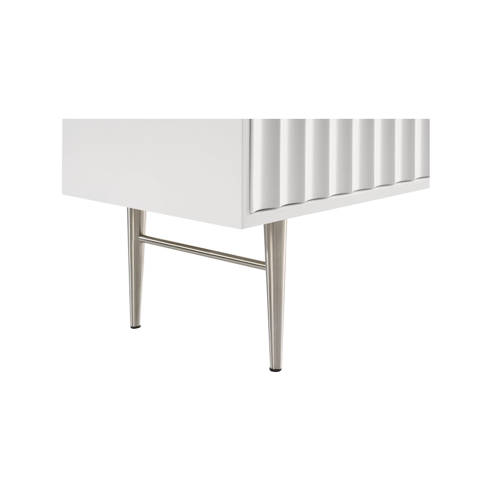 Modernist White Gloss Dresser