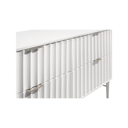 Modernist White Gloss Dresser