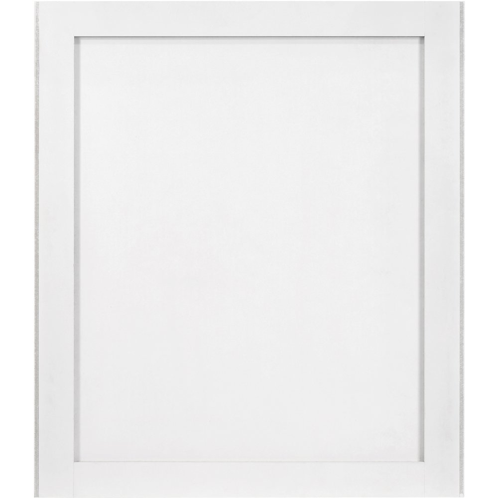 Modernist White Gloss Mirror