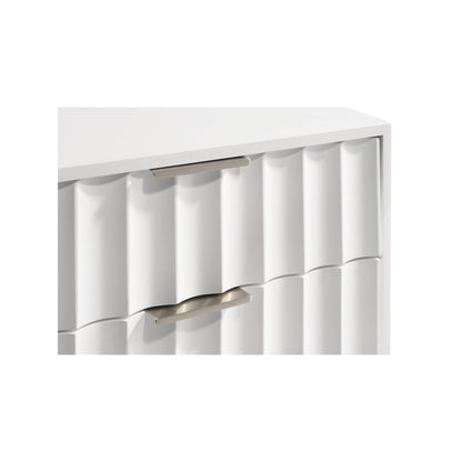 Modernist White Gloss Night Stand