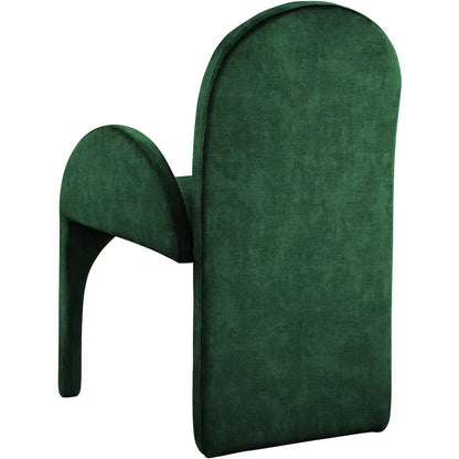 Summer Green Velvet Dining Arm Chair, Set of 2