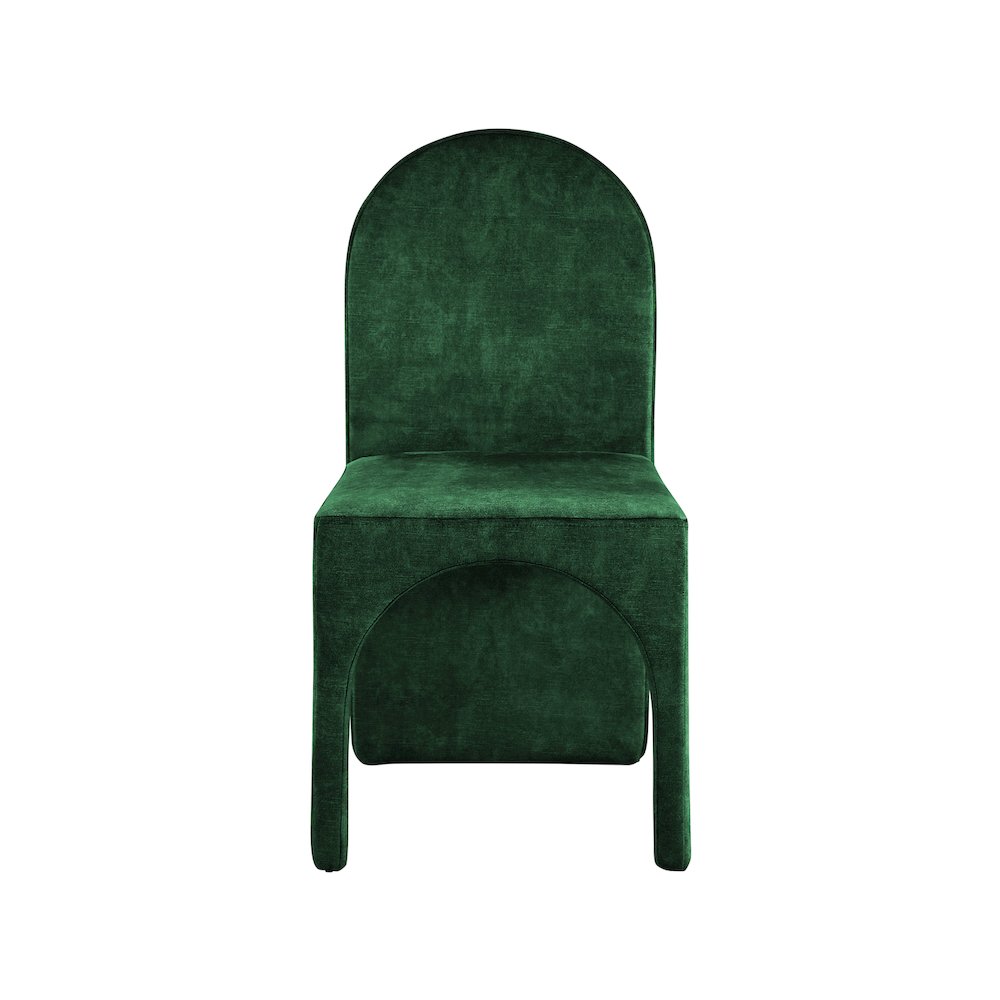 Summer Green Velvet Dining Side Chair, Set of 2