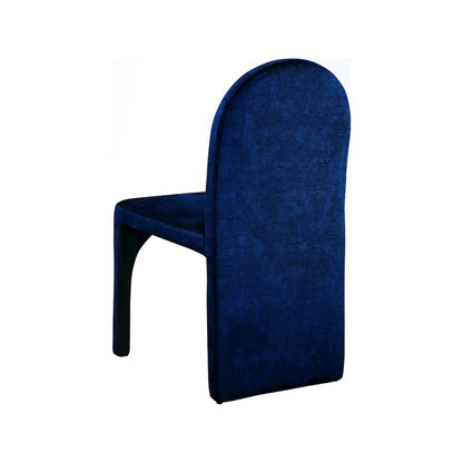 Summer Navy Velvet Dining Side Chair, Set of 2