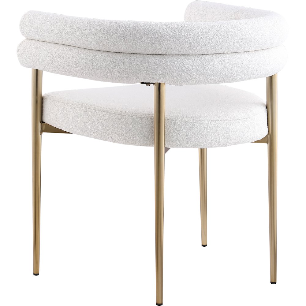 Brielle Cream Boucle Fabric Dining Chair, Set of 2