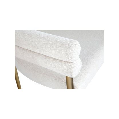 Brielle Cream Boucle Fabric Dining Chair, Set of 2