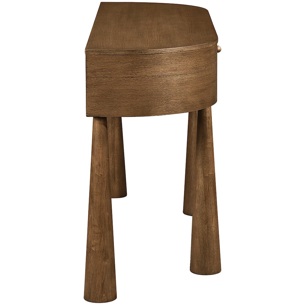Oasis Brown Acacia Veneer And Solid Wood Console Table