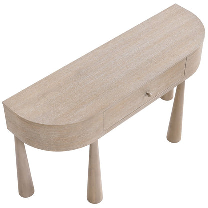 Oasis Natural Acacia Veneer And Solid Wood Console Table