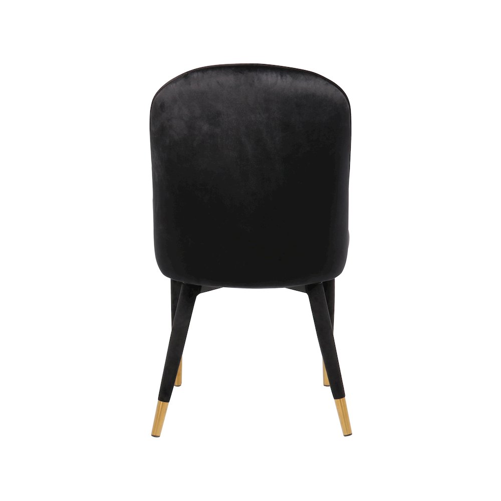 Belle Black Velvet Dining Chair, Set of 2