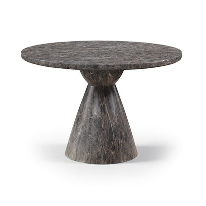 Aquino 43.5" Brown Concrete Indoor/Outdoor Dining Table