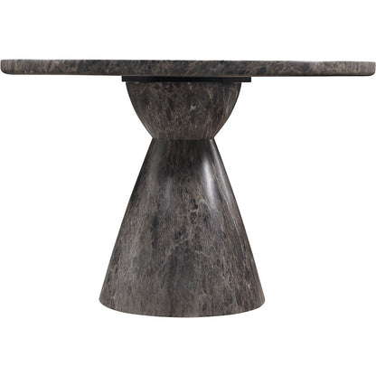 Aquino 43.5" Brown Concrete Indoor/Outdoor Dining Table