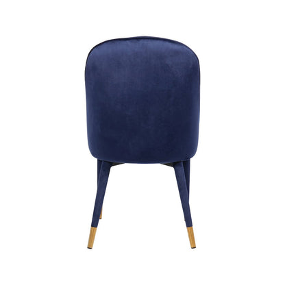Belle Navy Velvet Dining Chair, Set of 2