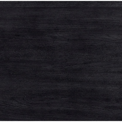 Astrid Black Solid Wood And Oak Veneer Chest
