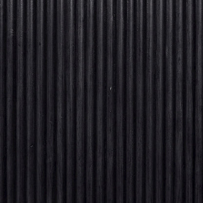 Astrid Black Solid Wood And Oak Veneer Mirror