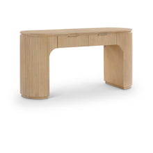 Astrid Natural Solid Wood And Oak Veneer Desk