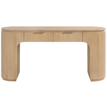 Astrid Natural Solid Wood And Oak Veneer Desk