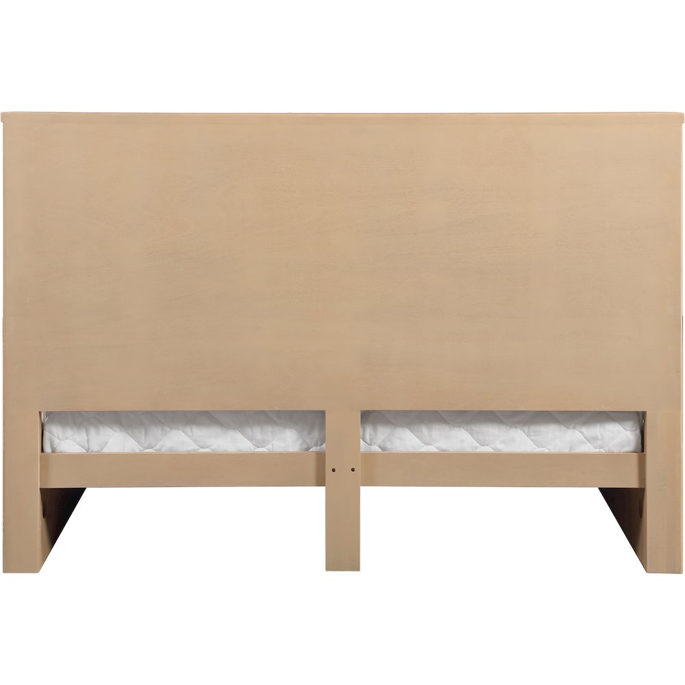 Astrid Natural Solid Wood And Oak Veneer King Bed (3 Boxes)