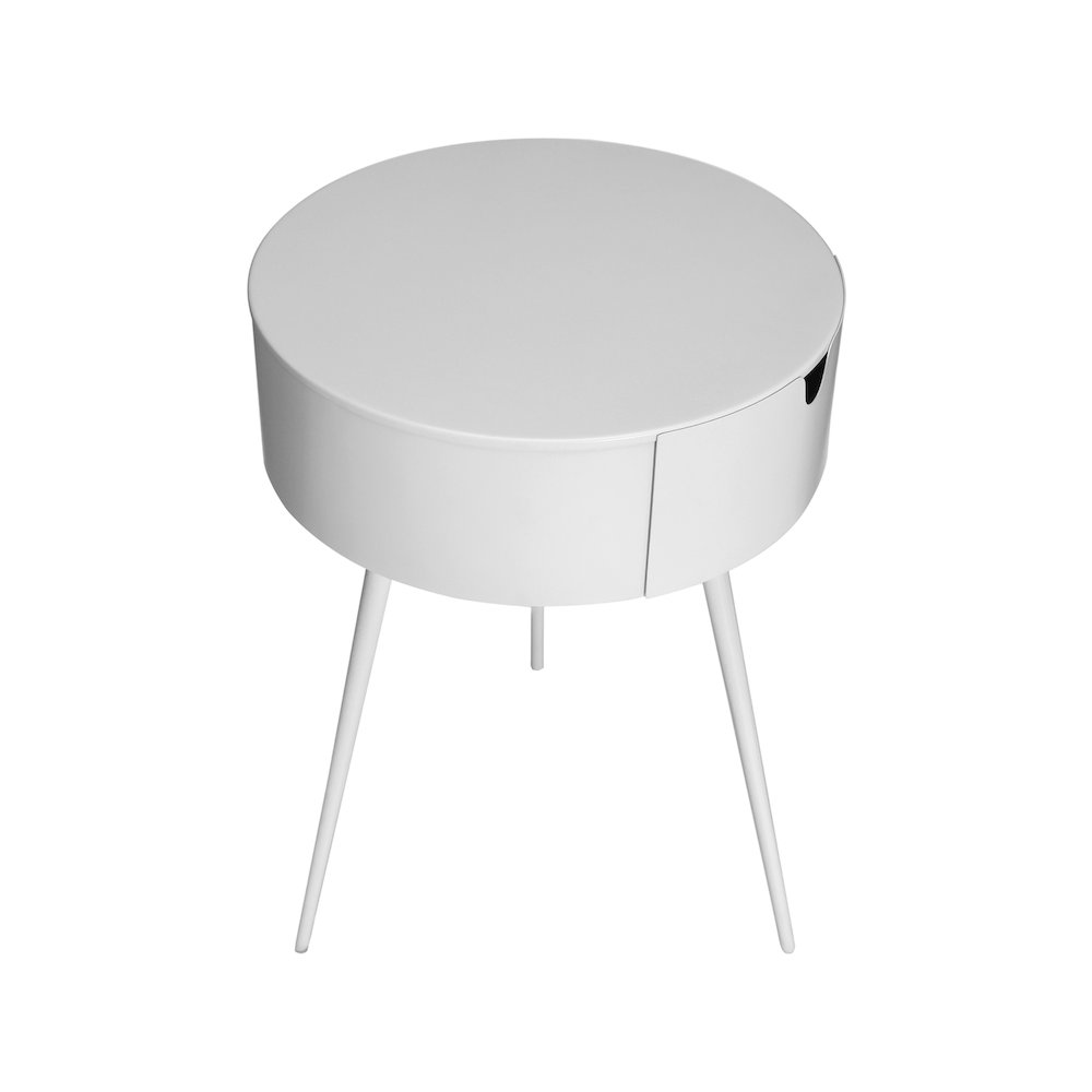 Bali White Night Stand