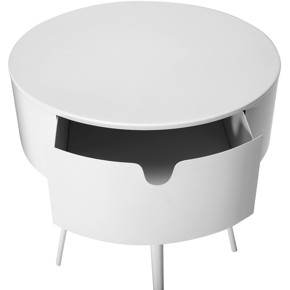 Bali White Night Stand