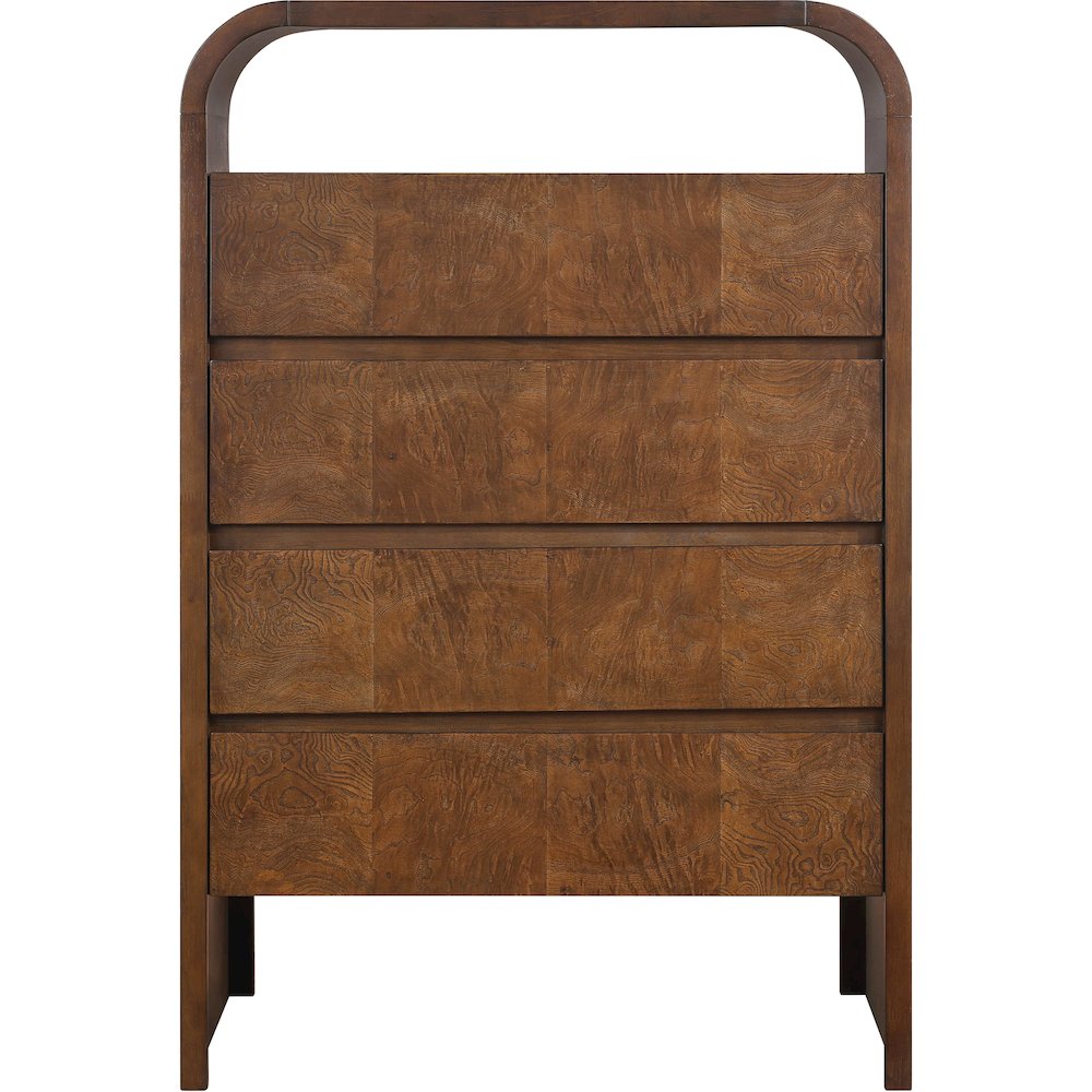 Giada Brown Solid Wood And Veneer Chest