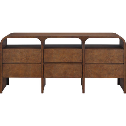 Giada Brown Solid Wood And Veneer Dresser